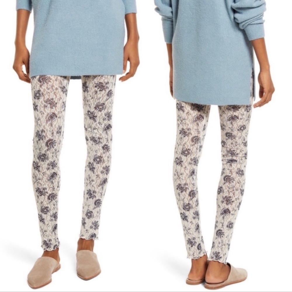 Free People Layered in lace legging’s